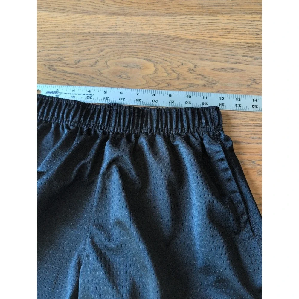 Air Jordan Lot of 2  Black - White  Long‎ Mesh Basketball Shorts Size M EUC